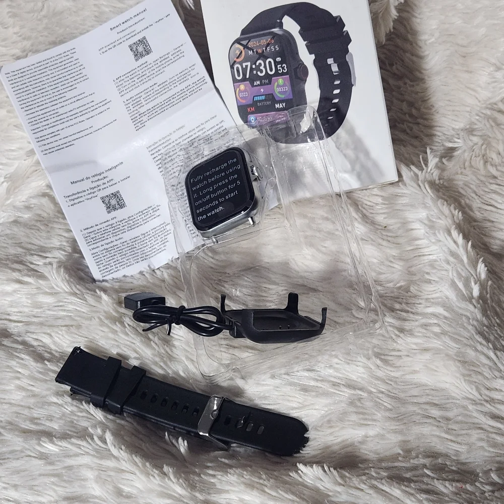 Black Smart Watch for Men/Women